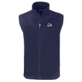 thumbnail image 2 of Men's Cutter & Buck  Navy Fresno State Bulldogs Charter Eco Recycled Full-Zip Vest, 2 of 3