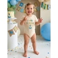 thumbnail image 5 of BemeyourBBs Baby Boys Girls First Birthday Romper Outfits One Years Old 1st Birthday Clothes Short Sleeve Cake Embroidery Bodysuit Playsuit Summer Clothing, 5 of 9