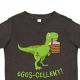 thumbnail image 4 of Inktastic Eggs-cellent Cute Easter T-rex Dinosaur Boys or Girls Toddler T-Shirt, 4 of 5