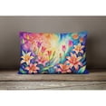 thumbnail image 3 of Carolines Treasures DAC1444PW1216 16 x 12 in. Unisex Lilies in Color Fabric Decorative Pillow, 3 of 4