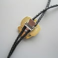 thumbnail image 4 of Gold Plated Russian Double Headed Empire Eagle Bolo Tie, 4 of 5