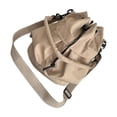 thumbnail image 2 of Wweixi Unique Stylish Bucket Purse Crossbody Bag Large Capacity Lightweight Oxford Cloth Drawstring Drawstring Bag Khaki, 2 of 6