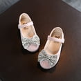 thumbnail image 3 of Otqutp Children Breathable Dance Shoe Toddler Kids Baby Girls Soft Princess Butterfly Knot Leather Flat Shoes for 1 to 7 Years, 3 of 8