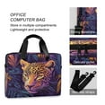 thumbnail image 4 of Laptop Bag Laptop Briefcase 15.7 x 3 x 11.8 Inches Laptop Bag Briefcases Laptop Storage Travel Laptop Bag Work Laptop Bag Jungle Color Leopard Pattern, 4 of 8
