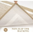 thumbnail image 6 of Ileading Bathroom Rugs Sets 4 Piece with Lid Cover Absorbent Microfiber Bathroom Shower Mat Set, Beige, 6 of 11