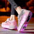 thumbnail image 5 of Children's Sneakers with Double Wheels and LED Lights Kiu, 5 of 5
