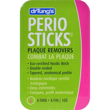 Dr. Tung's Perio Sticks - Extra Thin - Case of 6 - 100 Pack Oral