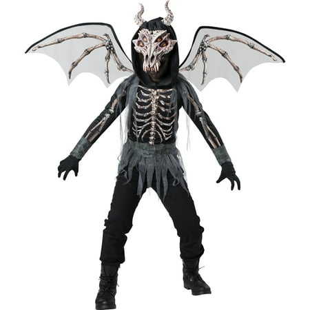 Boys Dragon Skeleton Halloween Costume