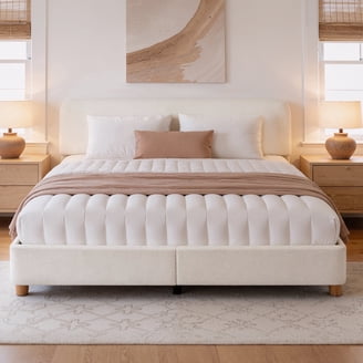 Better Homes & Gardens Springwood Caning King Platform Bed With