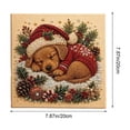 thumbnail image 3 of Kojanyu DIY Christmas Pearl Bead Painting Kit, Framed Canvas Rhinestone Art Set with Instructions, Holiday Crafts for Adults Home Wall Decor Gift., 3 of 6