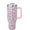 Pink Leopard, variant on 40 Oz Leopard Cheetah Animal Print Tumbler with Handle & Straw - Leakproof Travel Mug & Water Bottle, BPA-Free, Ideal Gift for Women (Pink Accents)