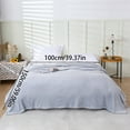 thumbnail image 3 of Solid Color Blanket 100*150Cm*1 Piece Soft & Warm Solid Color Polyester Blanket Cozy Throw for Bed Couch All Season Use Multiple Colors Available, 3 of 9