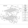 thumbnail image 3 of Vifah V501 Panier de Service Extérieur en Bois, 3 of 3