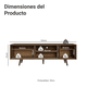 thumbnail image 3 of Mueble Mesa Para Tv Rack Madesa Dubai Hasta 65 MN, 3 of 10