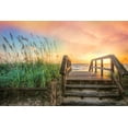 thumbnail image 2 of Celebrate Life Gallery 18x13 Black Ornate Wood Framed with Double Matting Museum Art Print Titled - Walk Into Sunrise, 2 of 4