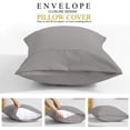 thumbnail image 4 of Flannel Standard Pillowcases Pack of 2 - 100 Percent Cotton - Velvety Soft & Cozy, 4 of 5