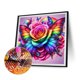 thumbnail image 5 of Pintura de diamante 5D DIY taladro redondo completo arco iris rosa mariposa arte kit 30x30cm, 5 of 9