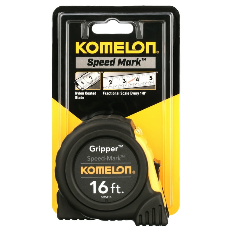 Komelon SM5416 16ft Speedmark Gripper Tape Measure - Walmart.com