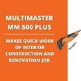 thumbnail image 2 of Fein MultiMaster MM 500 Plus Oscillating Tool - Starlock Plus, QuickIn, 350W, Orange, 2 of 6