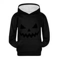 thumbnail image 6 of XXWXYD Women’s Halloween Hoodie, Oversized Pumpkin Print Sweatshirt Soft Cotton Pullover with Hood Cute Casual Streetwear P𝖺rty Holiday Outfit, 6 of 6