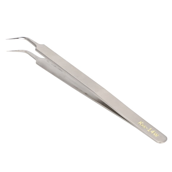 Stainless Steel Tweezer,14w Ultra Pointed High Stainless Steel Forceps Phone Maintenance Tweezer Top Tier Quality