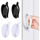 thumbnail image 4 of 4 Pices Poignes De Porte Et De Fentre(blanc Et Noir), Poigne De Traction Auxiliaire Auto-adhesivo Poigne De Porte Instantane Fentre Poignes Rapides, 4 of 5