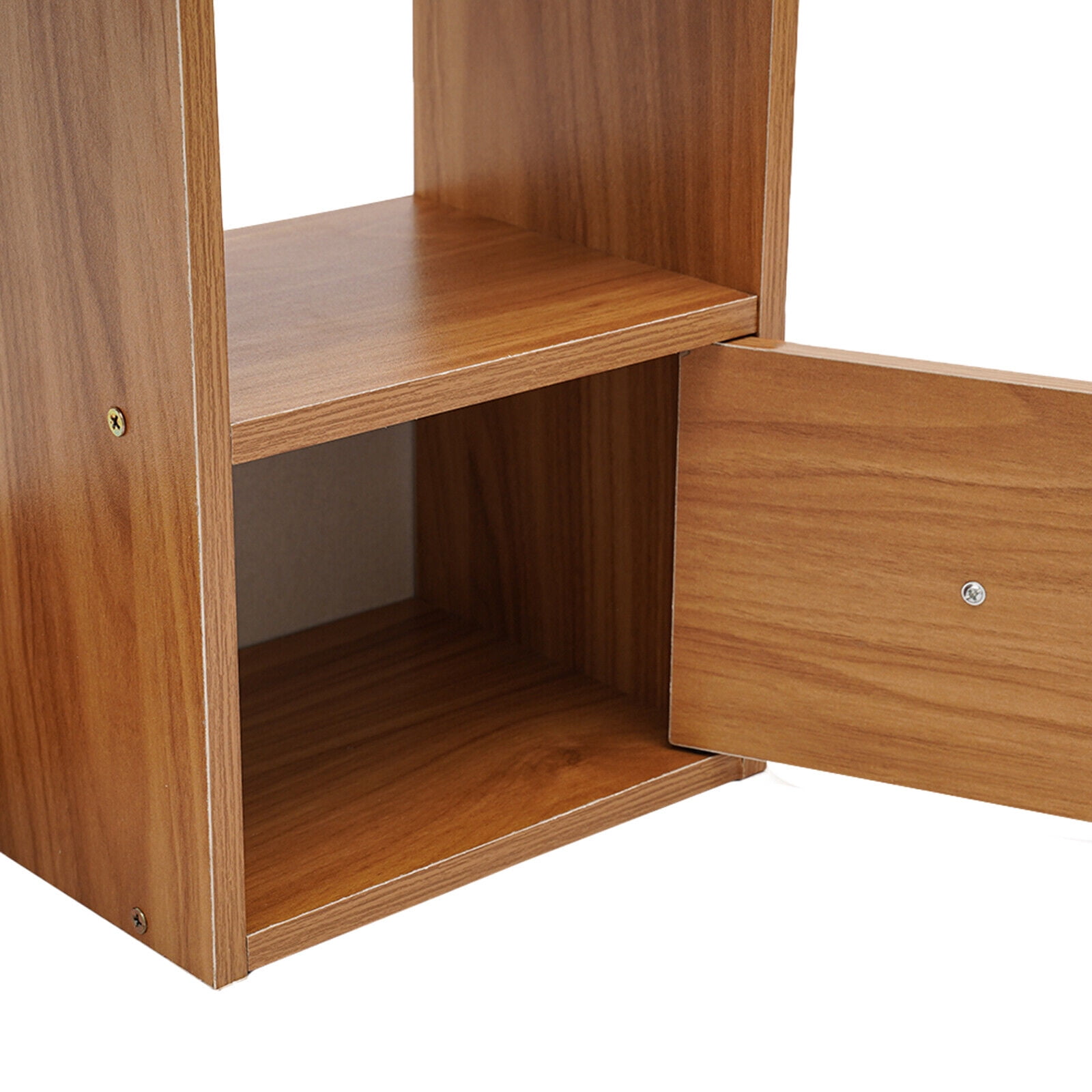 1 PCS Desktop Bookshelf Open Storage Compartment Home Office Desk Organizer Shelf(Pine Color), 83*17*80cm/32.68*6.69*31.5in, About 10kg/22.05lbs Load Capacity