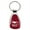 Burgundy, variant on Ford Mustang 50 Years Keychain & Keyring - Blue Teardrop