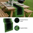 thumbnail image 5 of St. Patrick's Day Table Runner - 60 Inch Long, Kitchen Dining Table Runner Dresser Scarves, Spring Lucky Shamrocks Leaves Black Farmhouse Decor for Coffee Tables Wedding Party Banquet, 5 of 8