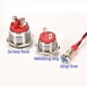 thumbnail image 5 of Luz indicadora LED de metal de 6/8/10/12/16/19/22 mm, luz de señal impermeable con cable de 3 V, 5 V, 6 V, 12 V, 24 V, 220 V, rojo, amarillo, azul, verde y blanco, 5 of 5