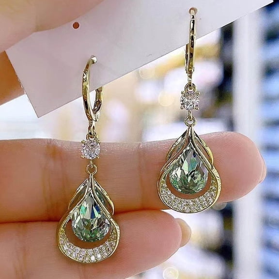 Dainty Teardrop Pearl Drop Earrings with Silver Posts & Pave-Set Zircon details, Chic Minimalist Luxury Style, Luxury Gifts for Women, Perfect for office attire, Wedding Guest