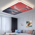 thumbnail image 3 of Ceiling Light Cover for Classroom, 4th of July Magnetic Fluorescent Light Covers Filter for School,Office, 2X4&nbsp; FT, Pack of 4, Patriotic American Flag Butterfly Red Blue Stars, 3 of 8