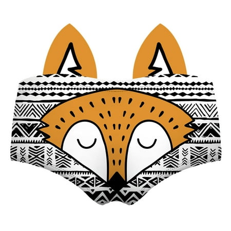

Sehao High Rise Underwear Women Women s Animal Print Breathable Underwear Low-Rise Sexy Briefs Polyester Night Dress for Women Sleepwear