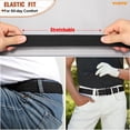 thumbnail image 5 of WHIPPY Braided Belt for Men Woven Stretch Belts for Jeans Pants, 5 of 7