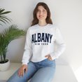 thumbnail image 7 of Albany New York NY Sweatshirt, Gifts, Crewneck, 7 of 7
