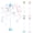 Blue, variant on 2026 New Bubble Machine,47" Rechargeable Automatic Bubble Maker with Light Music,3-Level Adjustable Heights,Detachable Bubble Wand for Outdoor Party Wedding