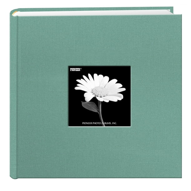 Pioneer Photo Albums Fabric Frame 200 Pkt 4x6 Photo Album, Tranquil