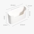 thumbnail image 4 of Kitchen Wall Mounted Storage Rack Cabinet Door Box Bathroom Organizer, 4 of 7