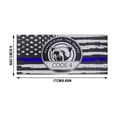 thumbnail image 3 of Flag Thin Blue Line Sticker Home Desktop Office Decoration Car Decoration Stickers 10pc, 3 of 6