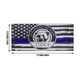 thumbnail image 3 of Calcomanías de Vinilo con La Bandera Estadounidense de Línea Azul Delgada - Paquete de 10 - Decoración Patriótica para Auto, Laptop y Oficina - Calcomanías Impermeables Removibles para Uso En Interio, 3 of 6