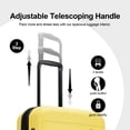 thumbnail image 6 of GinzaTravel 28 inch Hardside Expandable Luggage,Hard Shell Large Suitcase with Spinner Wheels,Yellow, 6 of 11
