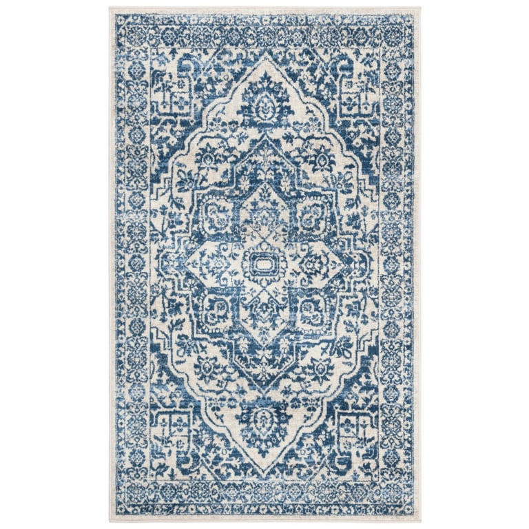 SAFAVIEH Brentwood Light Gray/Blue 9 ft. x 12 ft. Speckled