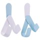 thumbnail image 1 of 2 soportes de pared para tapas de ollas, soporte multifuncional para tapas de cocina (gancho azul y blanco), 1 of 7