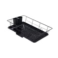 thumbnail image 4 of Escurridor de platos con bandeja de goteo, soporte para cubiertos, escurridor para palillos, cucharas y tenedores, para cocina, fregadero y encimera. Negro, 4 of 8