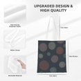 thumbnail image 2 of YFYANG Reusable Cotton Canvas Tote Shopping Bag, Grey Line Circle Pattern Washable Portable Grocery Bag for Daily Travel, 2 of 6
