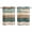 Brown Teal, variant on Farmhouse Teal Brown Kitchen Curtains 72 Inch Length, Retro Ombre Wooden Grommet Top Bedroom Living Room Curtains, Light Filtering Cafe Curtain Drapes 2 Panels Set 104''x72''