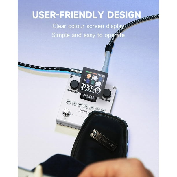 Donner Pocket-X Multi Effects Digital Guitar Pedal with 6 Effects