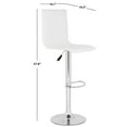 thumbnail image 4 of SAFAVIEH Magda Swivel Bar Stool White, 4 of 6