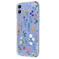 thumbnail image 5 of Compatible with Samsung Galaxy A07 Case Clear with Flower Design, Cute Soft Silicone TPU Floral Aesthetic Women Girls Transparent Protective Shockproof Anti-Scratch Anti-Yellow Phone Cover, B, 5 of 9