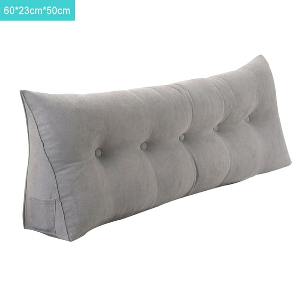 Large Bolster Triangular Wedge Body Support Reading Backrest Pillow